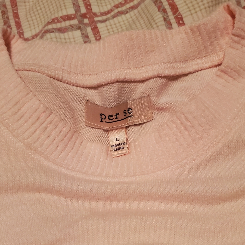 Peachy Pink Ruffle Sweater - Picture 2 of 14